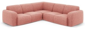 Rózsaszín sarokkanapé (variálható-L alakú) Molino – Micadoni Home