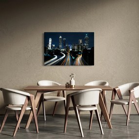 Éjszakai metropolisz képe (90x60 cm)