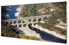 Üvegképek Róma Aqueduct folyó 120x60cm 2 fogas