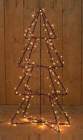 Fa 3D 117CM 190LED Classic Meleg