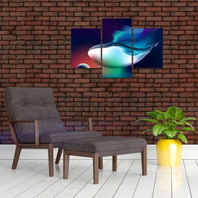 Kép - Egy bálna az űrben (90x60 cm)