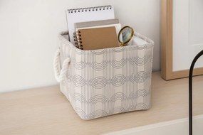 Geometrikus tároló doboz 22 x 22 x 20 cm - s méret