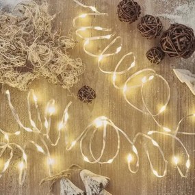 LED kültéri karácsonyi fényfüzér 120 LED/17 m IP44 meleg fehér