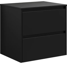 TRONDHEIM 60 cm-es mosdószekrény fekete