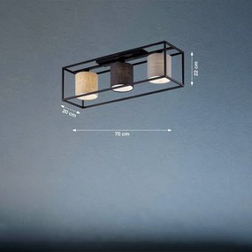 Fischer&amp;Honsel Isko 21358 Plafonlámpa 3x25W/E14 IP20