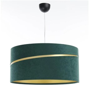 Csillár zsinóron SWING 1xE27/60W/230V zöld/arany