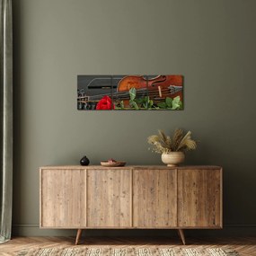 Kép - A zenész emléke (órával) (90x30 cm)