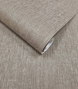 Holden Decor Textura Pique arany-ezüst fémhatású szövet hatású vlies tapéta – 66133