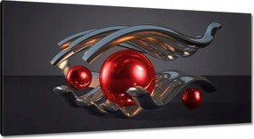 Képek 115x55 Piros golyók a kézben