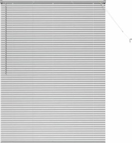 vidaXL Zsalugáter Redőnyök Ezüst 175 x 130 cm Alumínium