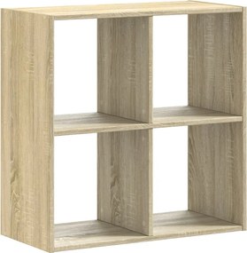 vidaXL sonoma tölgy színű szerelt fa könyvespolc 68,5 x 32 x 68,5 cm