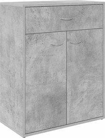 vidaXL betonszürke szerelt fa tálalószekrény 60 x 30 x 75 cm