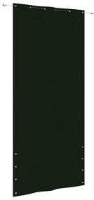 Sötétzöld oxford-szövet erkélyparaván 120 x 240 cm