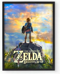 Poszter keretben Zelda játék 30x40 cm Ajándék ötlet