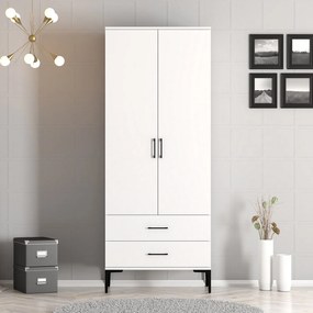 Ruhásszekrény Kiara T (fehér). 1088336