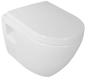 Aqualine, NERA fali WC csésze, 35,5x50 cm, fehér, NS952