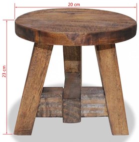 vidaXL tömör mahagóni fa ülőke