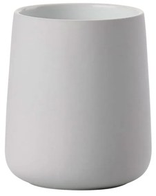 Világosszürke porcelán fogkefetartó pohár Nova – Zone