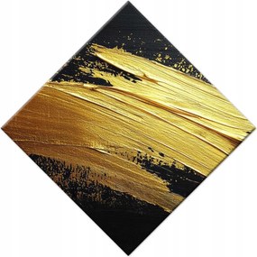 Vászonkép 42x42 Arany csillogás ecsettel