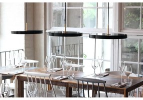 Fekete LED függőlámpa fém búrával ø 31 cm Asteria Mini – UMAGE