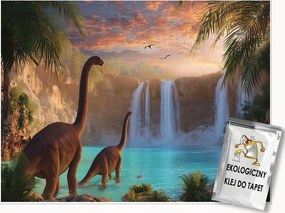 Fotótapéta Gyerekeknek Fiú Dinoszauruszok Tapéta Gyerekszobába 200x140