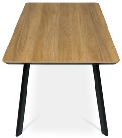 Étkezőasztal 160 x 90 cm, tölgyfa
