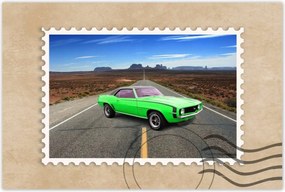 Poszter 90x60 Zöld Chevrolet Ss