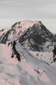 Poszter 20x30cm Alpok, Mont Blanc 3, Assaf Frank