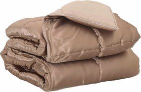 vidaXL Teljes éves takaró Arany 200 x 135 cm Satin és Mikroszálas