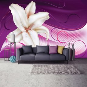 Fotótapéta - Virágos művészet - absztrakt (152,5x104 cm)