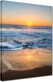 Vászonkép 30x40 Naplemente Tengerpart