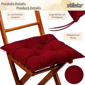 STILISTA Ülőpárna szett  40 x 40 x 8 cm antracit 2 db