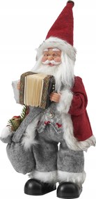 Mikulás harmonikán játszik és zenét játszik 35 cm