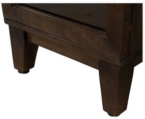 Barna mangófa tálalószekrény 40x180x40 cm Ravi – Ixia