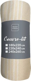 Bézs ágytakaró 220x240 cm Adele – douceur d'intérieur