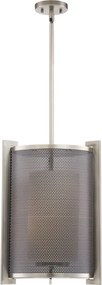 ELSTEAD QZS-MTP5203AN METROPOLIS Ernyős Függesztett Lámpa Ősi Nikkel, Fekete E27 IP20
