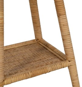 Rattan kerek tárolóasztal ø 45 cm – Ixia