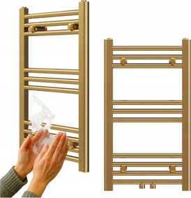 Fürdőszobai radiátor modern létra Arany 70x40 cm Raven