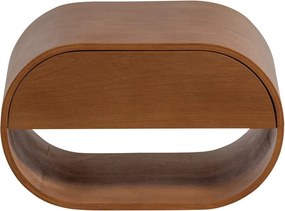 Natúr színű többszintes fali polc 39 cm Momo – WOOOD