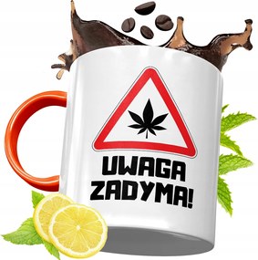 Narancssárga Bögre Dohányosoknak Ajándék fényképes nyomattal