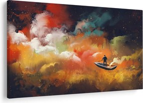 Kép - Az űrben úszó ember (90x60 cm)