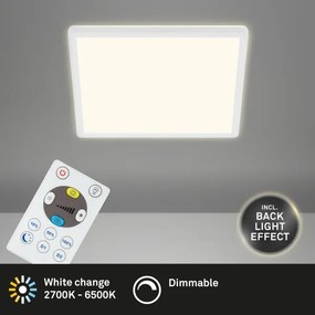 Briloner 7081-016 - LED Dimmelhető mennyezeti lámpa SLIM LED/18W/230V + távirányító