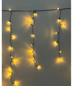 LED karácsonyi kültéri fényfüzér, 200 LED/230V, 7,6 m, IP44, fekete