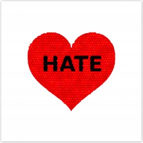 Poszterek 100x100 Hate