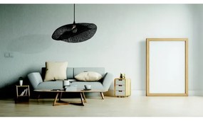 Zambelis 19108 - Csillár zsinóron 1xE27/40W/230V bambusz/fekete