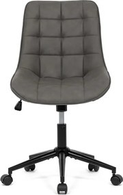 Pracovní židle, výškově nastavitelná, šedá látka, KA-V3120 GREY3