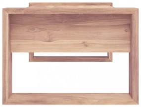 tömör tíkfa dohányzóasztal 110 x 60 x 40 cm