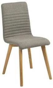 Arosa design szék, világosszürke szövet