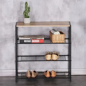 Barna MDF Cipős Szekrény. GD-414 OAK