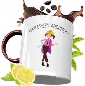 Bordó Bögre Építésznek Születésnapi Ajándék fényképes nyomtatással